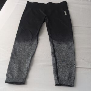 Gymshark Ombre Black and Gray Leggings